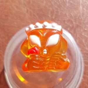 RARE Translucent Orange Alien Crazy Bone LIBERTY (#33) W/ Glow Eyes